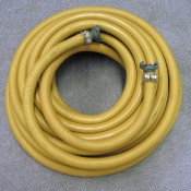   15 metres of Rubber Air Hose c/w Claw Couplings